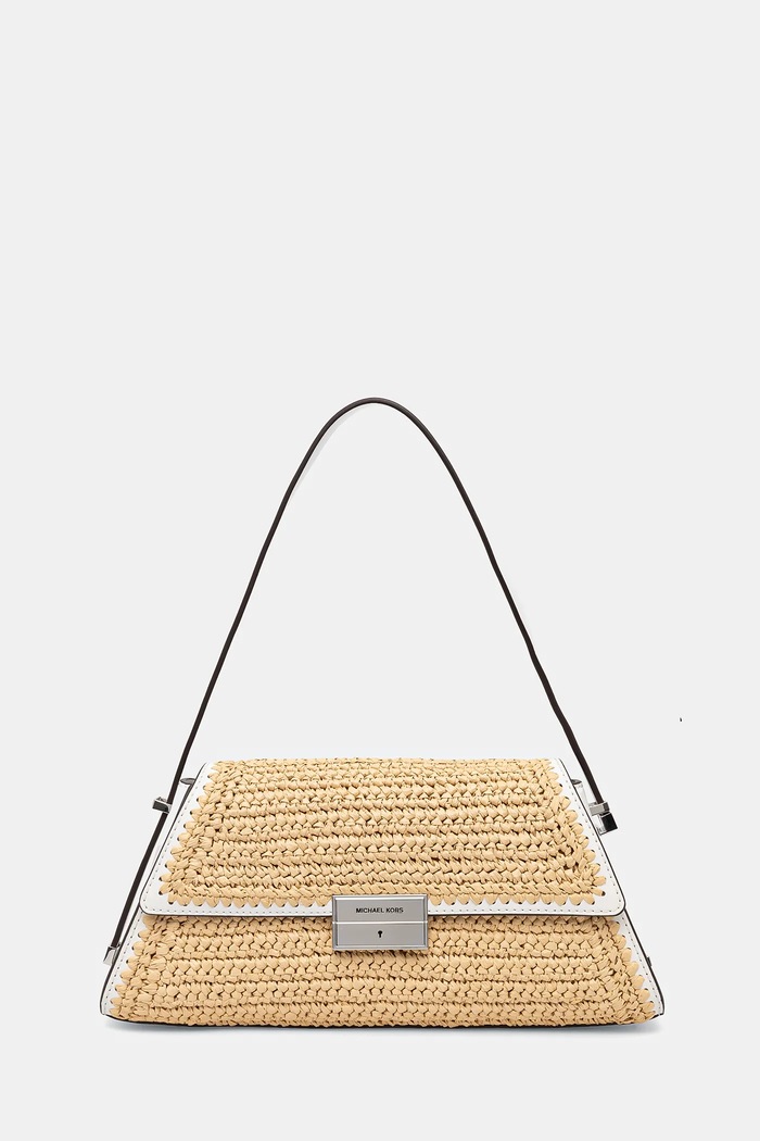 Kabelka MICHAEL Michael Kors imitácia kože béžová 30S5SLNL2W