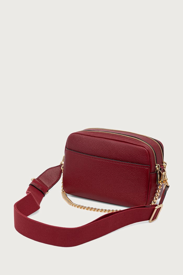 Akcesoria MICHAEL Michael Kors Torebka crossbody damska skórzana 32S5GYTC5L czerwony