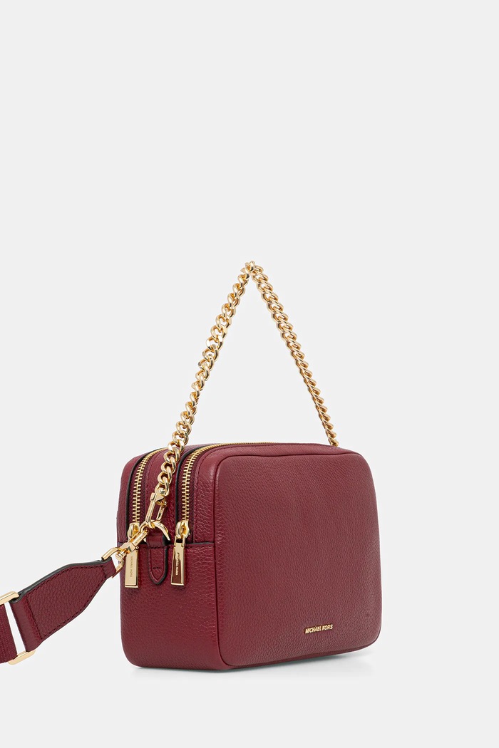 MICHAEL Michael Kors Geantă crossbody pentru femei din piele 32S5GYTC5L burgundia AA00