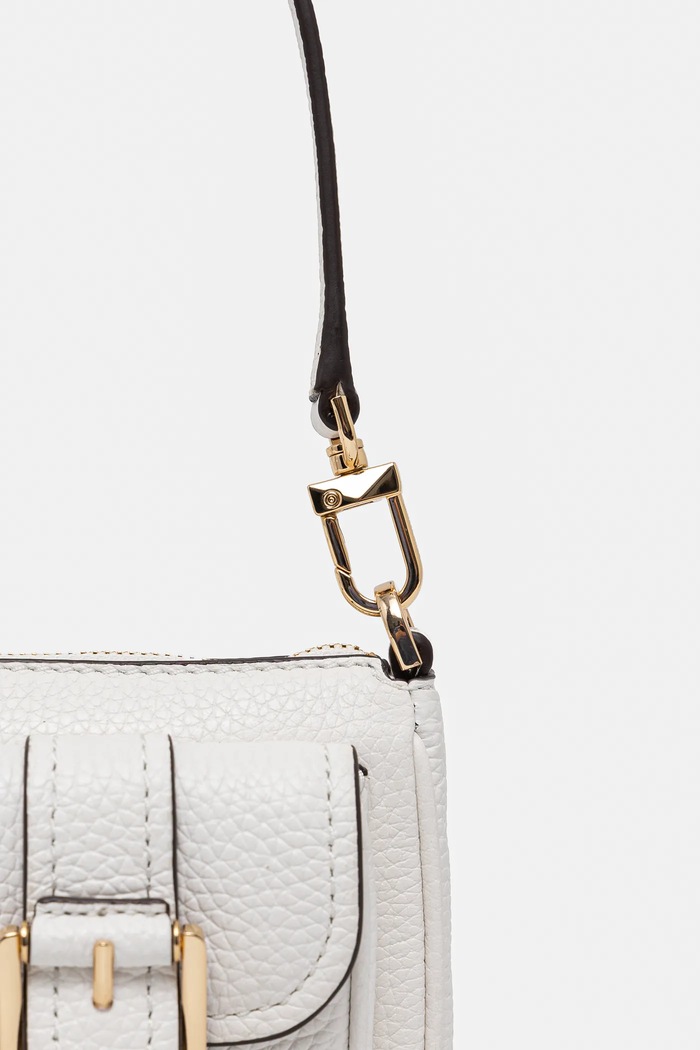 Kožená kabelka MICHAEL Michael Kors bílá 32S5GZCU1L