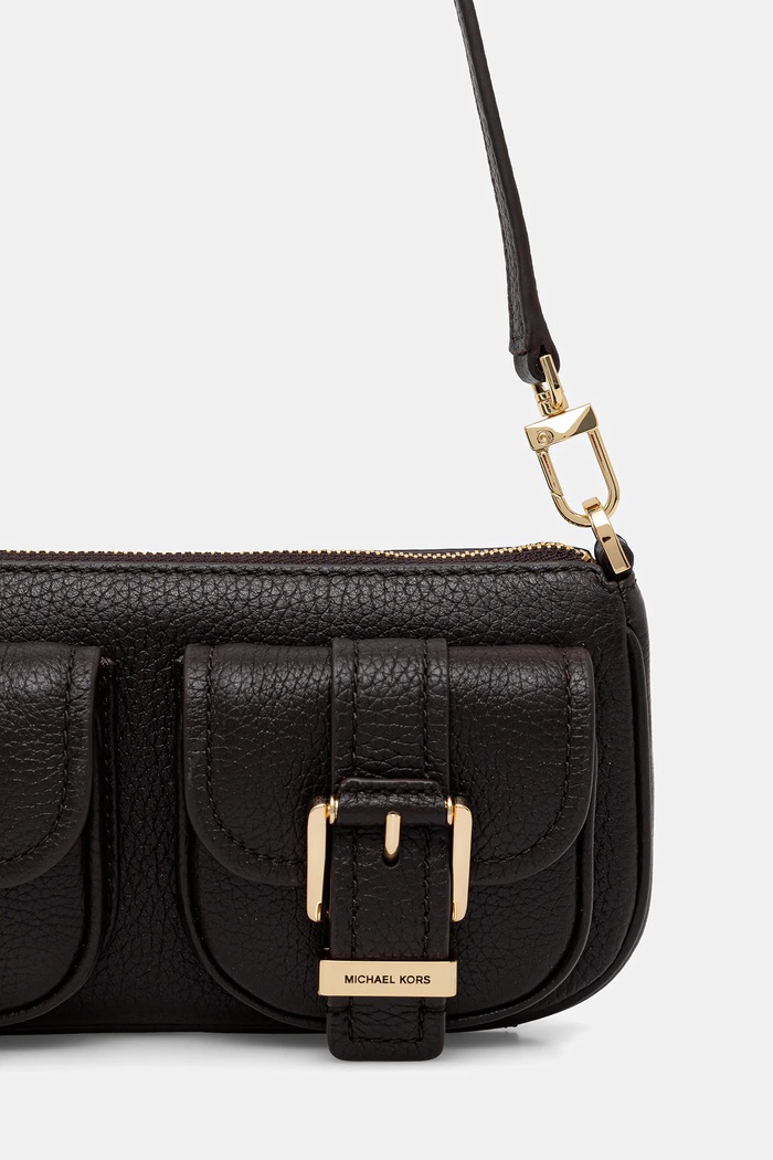 Geantă de piele MICHAEL Michael Kors 32S5GZCU1L maro