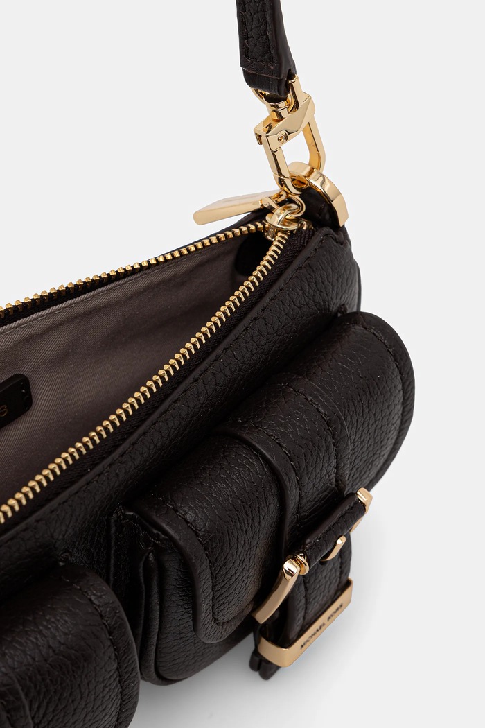 Geantă de piele MICHAEL Michael Kors maro 32S5GZCU1L