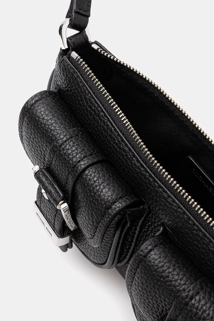 Poseta de piele MICHAEL Michael Kors negru 32S5SZCU1L