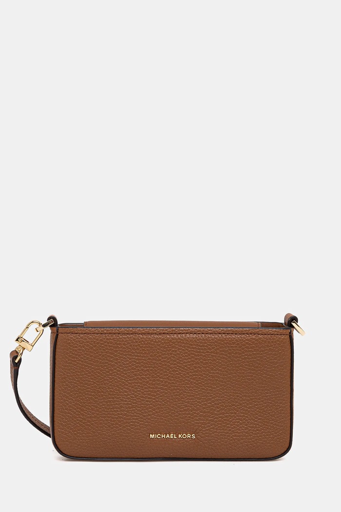 Кожаная сумочка MICHAEL Michael Kors кожа коричневый 32S5GYTU1L