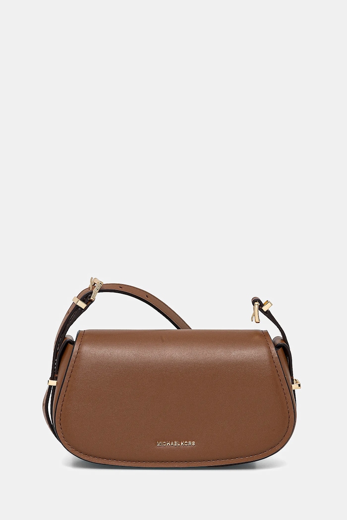 MICHAEL Michael Kors geantă de piele uni maro 32S5GL0C1L