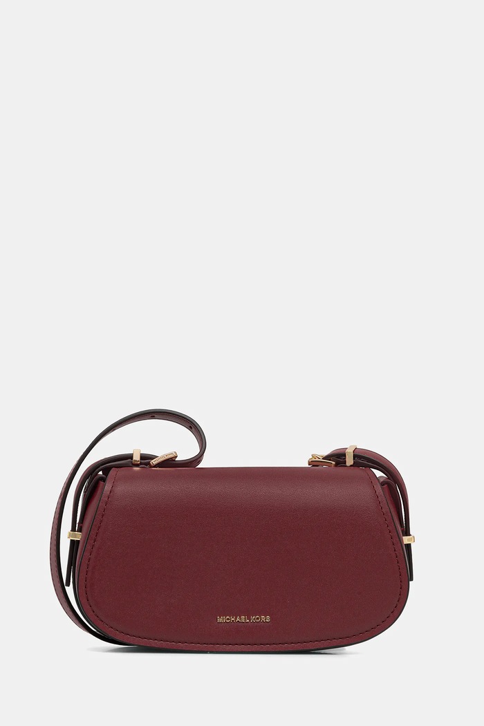 MICHAEL Michael Kors Torebka skórzana bordowy 32S5GL0C1L