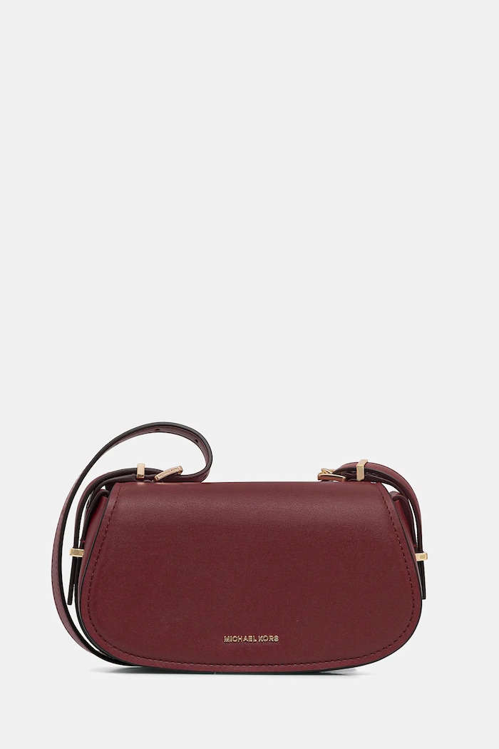 MICHAEL Michael Kors Torebka skórzana bordowy 32S5GL0C1L