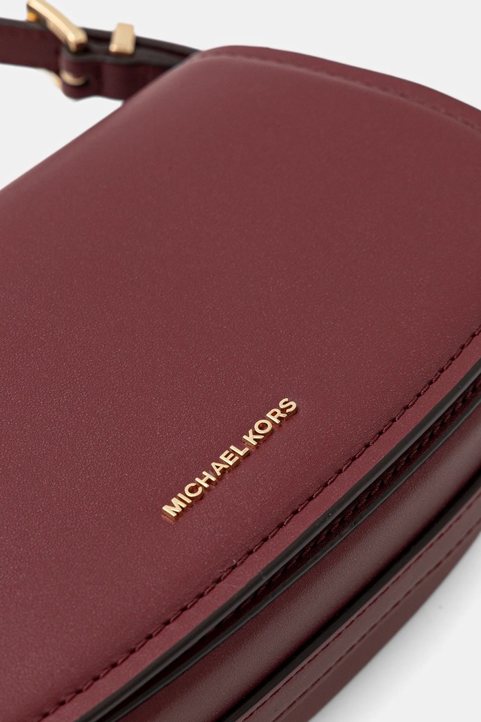 Torebka skórzana MICHAEL Michael Kors 32S5GL0C1L bordowy
