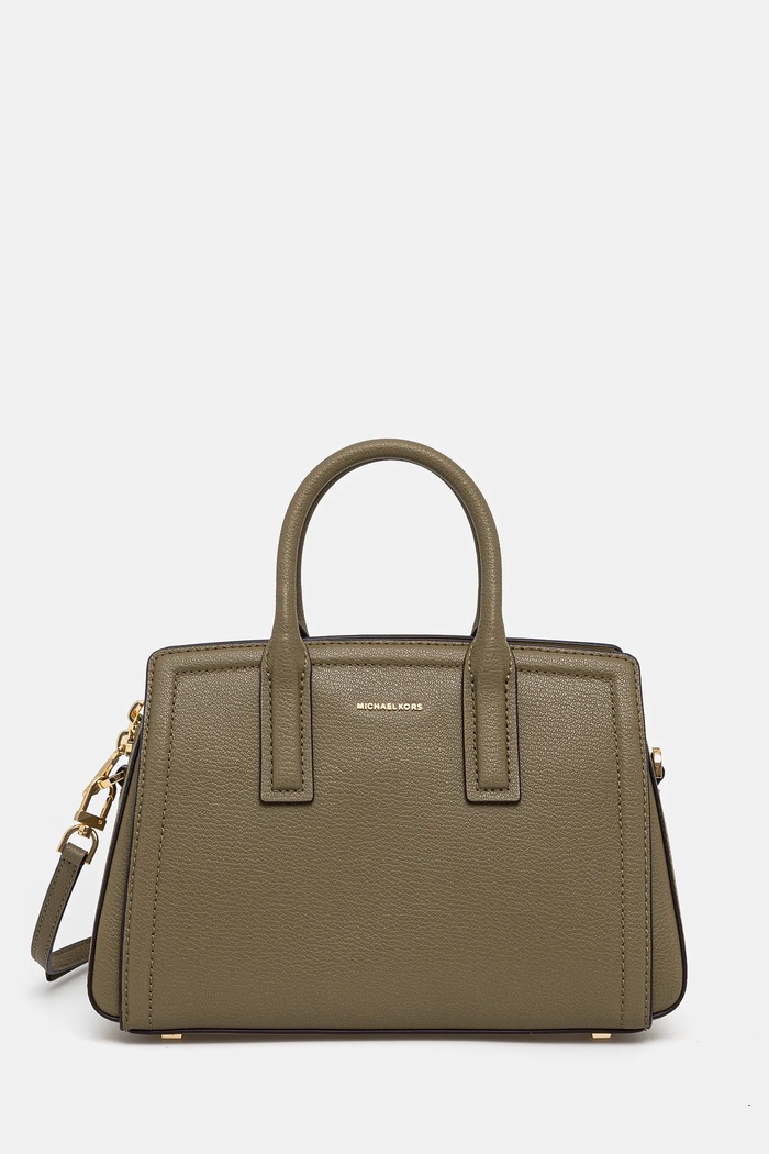 MICHAEL Michael Kors torebka skóra licowa zielony 30S5G9IS1L