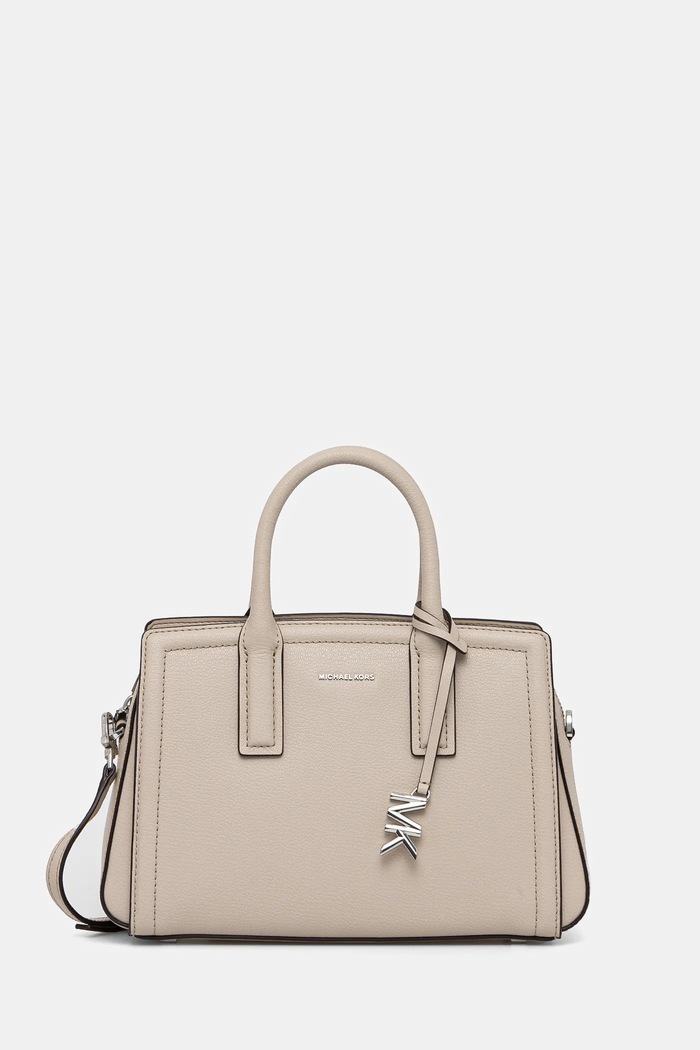 MICHAEL Michael Kors bőr táska nappa bőr bézs 30S5S9IS1L