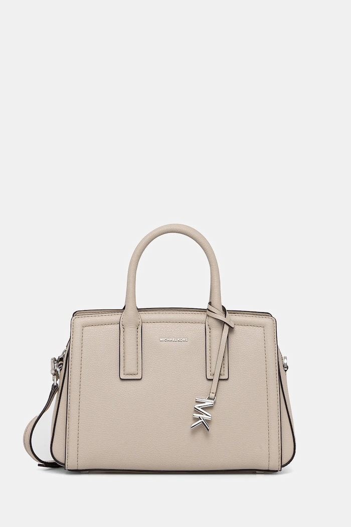 MICHAEL Michael Kors bőr táska nappa bőr bézs 30S5S9IS1L