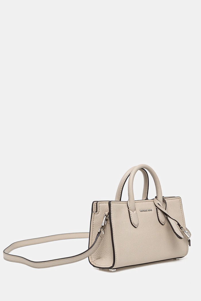 Accesorii MICHAEL Michael Kors poseta de piele 32F4SETC0L bej