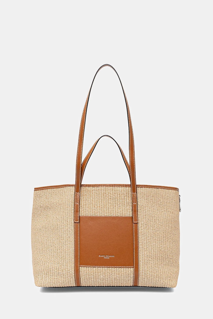 Gianni Chiarini torebka SUPERLIGHT skóra licowa brązowy BS.10356.CST.DNM