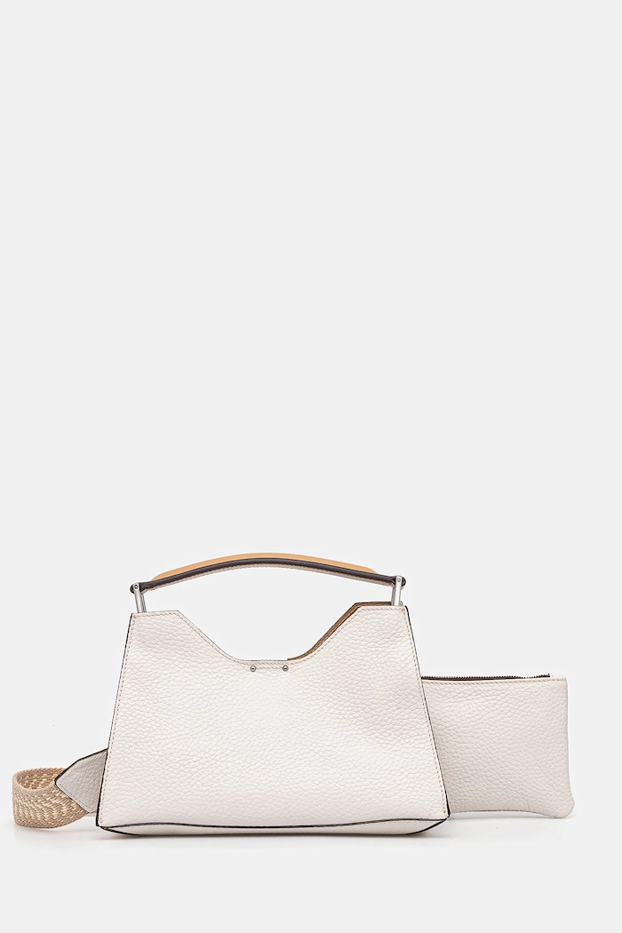 Gianni Chiarini Geantă de piele AURORA bej BS.10565.RNGDBL.NAETN