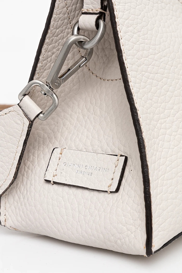 Geantă de piele AURORA Gianni Chiarini BS.10565.RNGDBL.NAETN bej