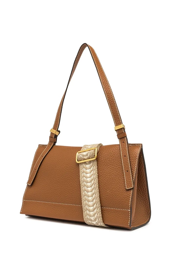 Kožená kabelka Gianni Chiarini NICOLE BS.11336.TKL.NAETN hnedá SS25
