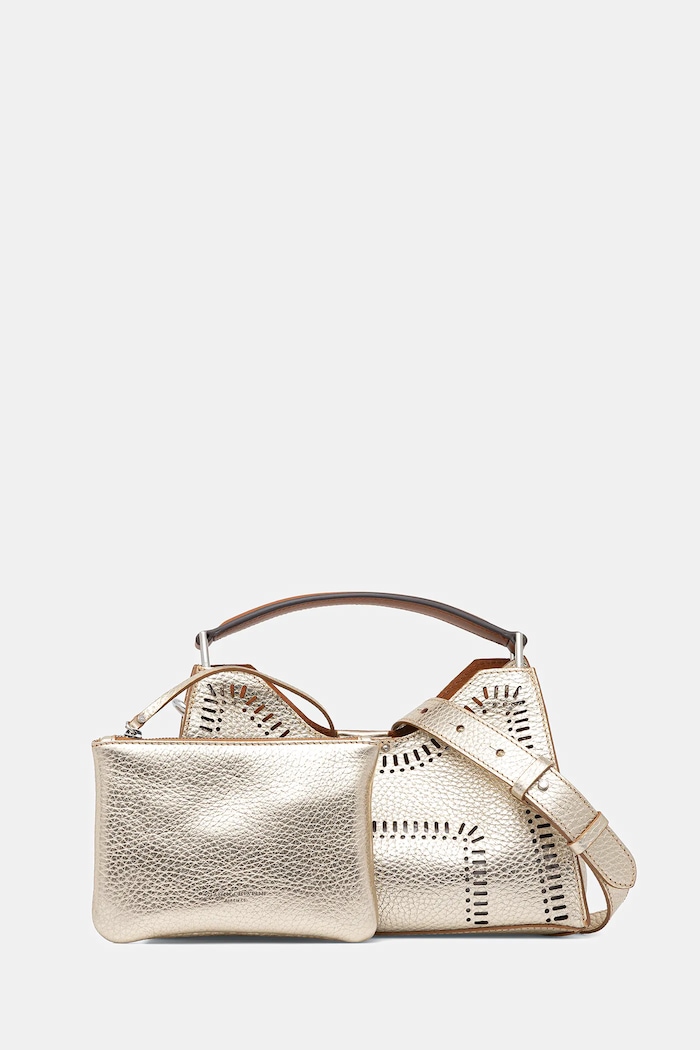 Gianni Chiarini Geantă de piele AURORA aur BS.11535.RNGDBLSR