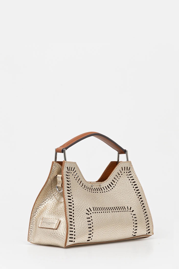 Gianni Chiarini Geantă de piele AURORA BS.11535.RNGDBLSR aur SS25