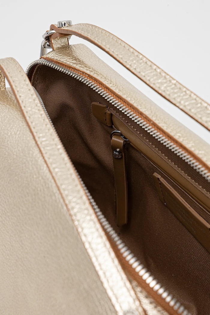 Geantă de piele ALIFA Gianni Chiarini aur BS.8148.GTMET