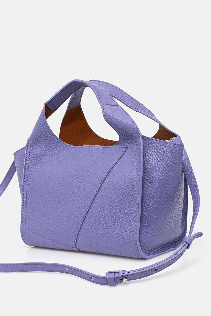 Akcesoria Gianni Chiarini torebka skórzana EUFORIA BS.9554.RNGDBL fioletowy