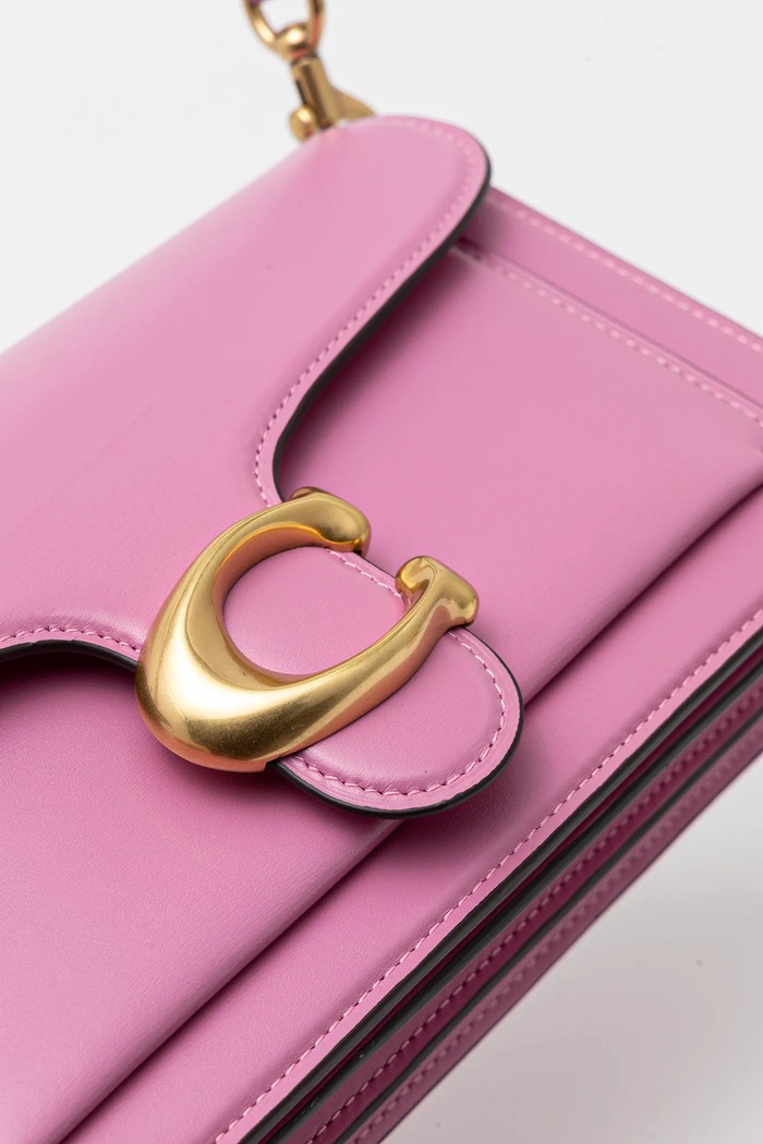 Coach geantă de piele Tabby violet CAM81