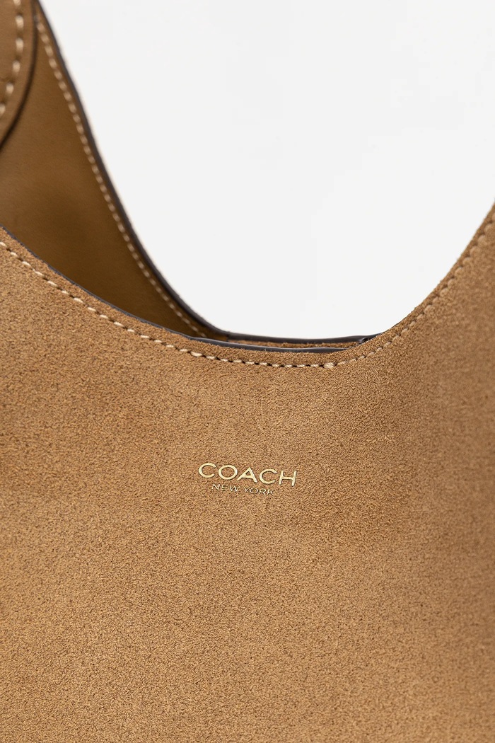 Coach taška dámská semišová Brooklyn Shoulder Bag 28 zelená CW637