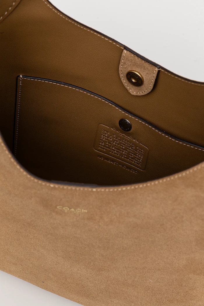 Coach taška dámská semišová Brooklyn Shoulder Bag 28 CW637 zelená
