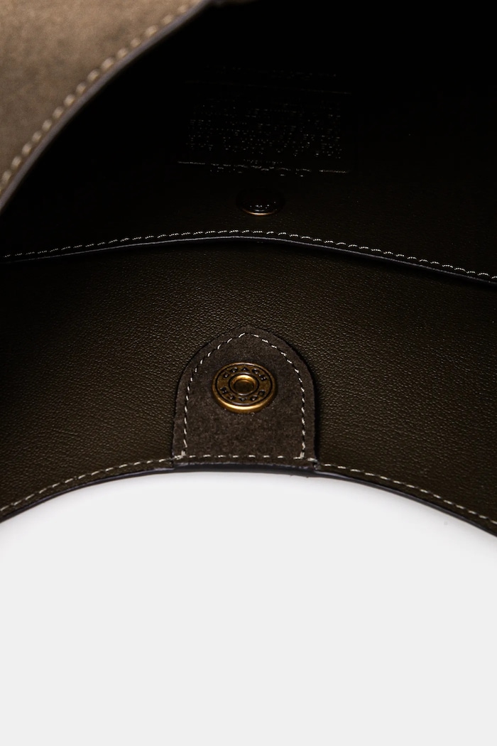 Geantă de femei din piele întoarsă Brooklyn Shoulder Bag 28 Coach verde CW637