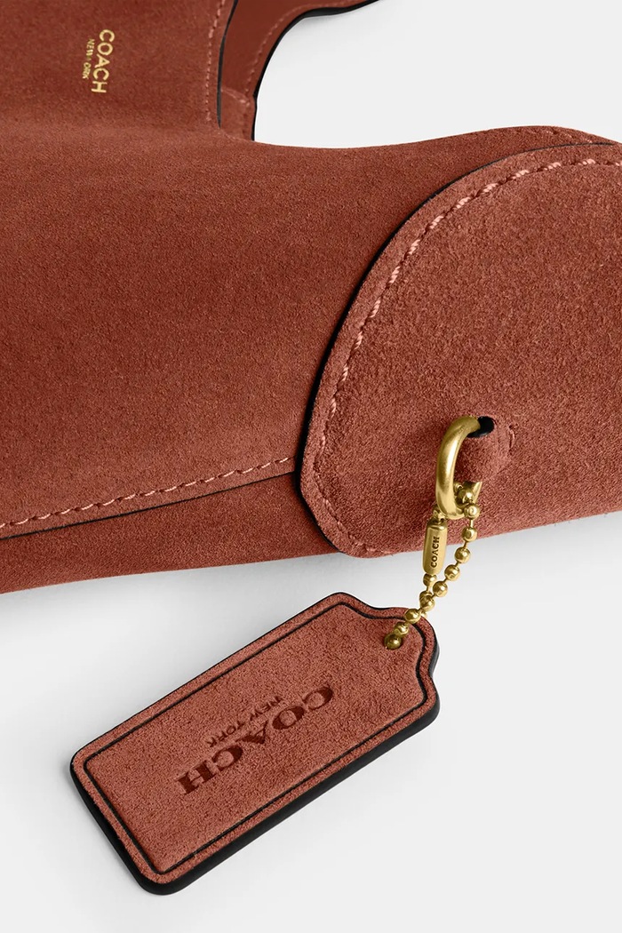 Coach чанта дамска от велур Brooklyn Shoulder Bag 28 CW637