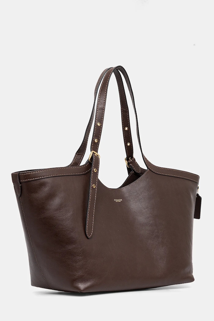 Coach geantă de piele Gramercy Tote Bag CAM00 maro AA00