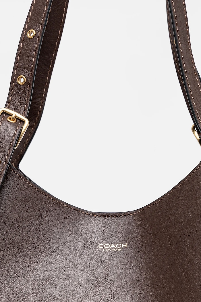 Coach geantă de piele Gramercy Tote Bag maro CAM00