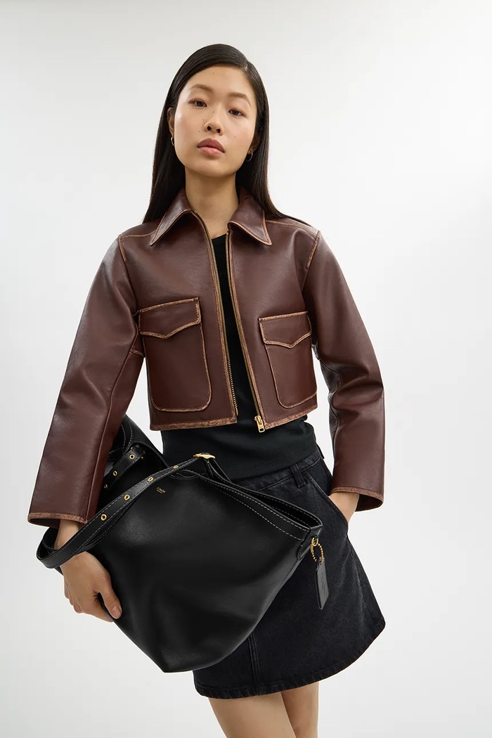 Coach torebka skórzana Gramercy Tote Bag CAM00