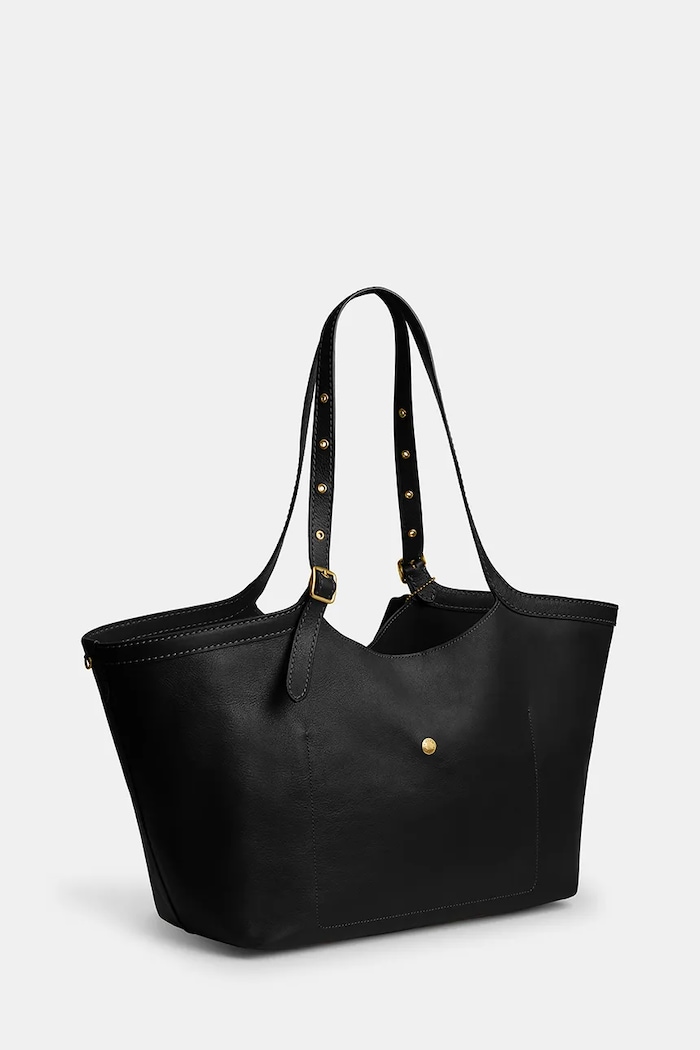 Akcesoria Coach torebka skórzana Gramercy Tote Bag CAM00 czarny