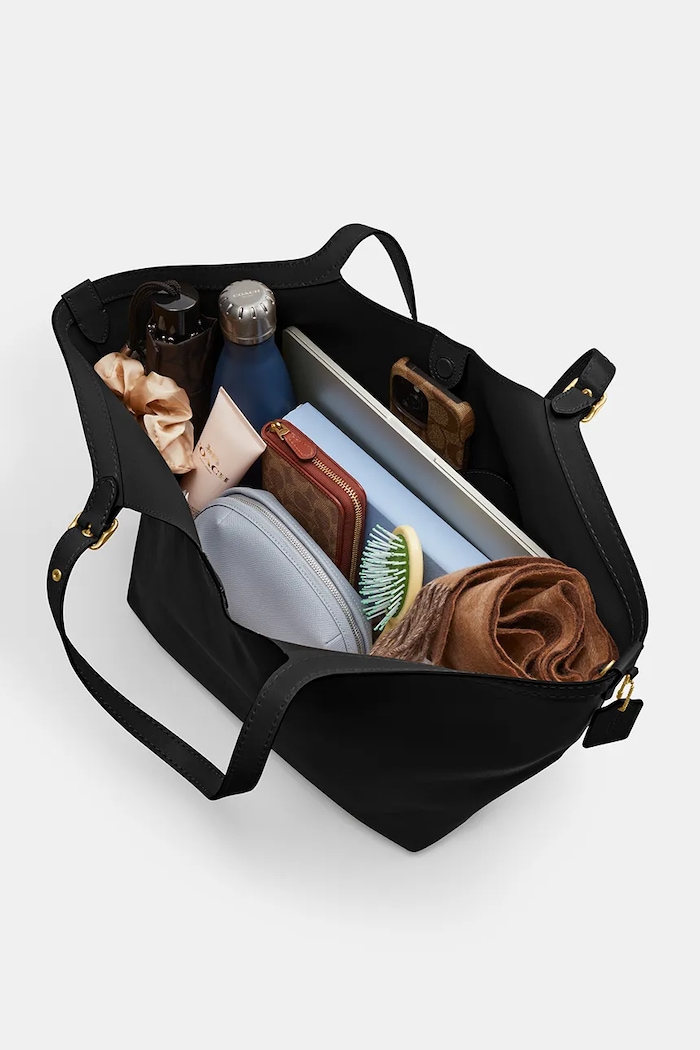 Coach torebka skórzana Gramercy Tote Bag czarny CAM00