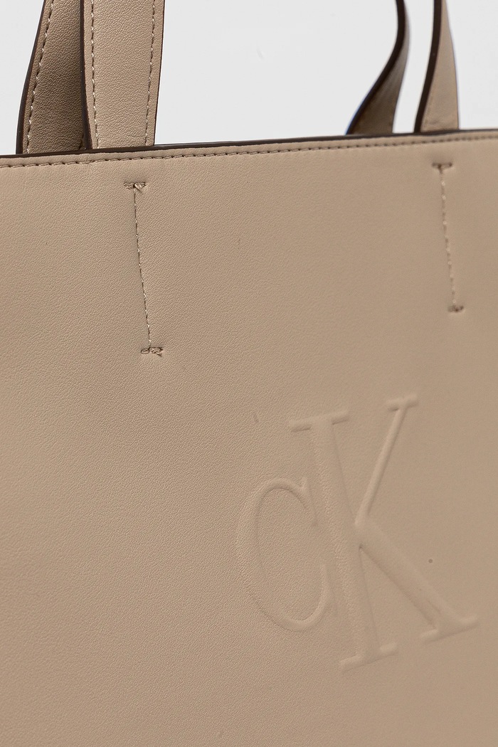 Kabelka Calvin Klein Jeans béžová LV04K3111G