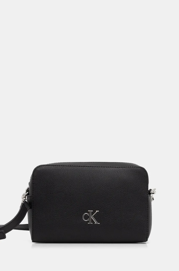 Calvin Klein Jeans geantă crossbody pentru femei cu imitație de piele negru LV04K3162G