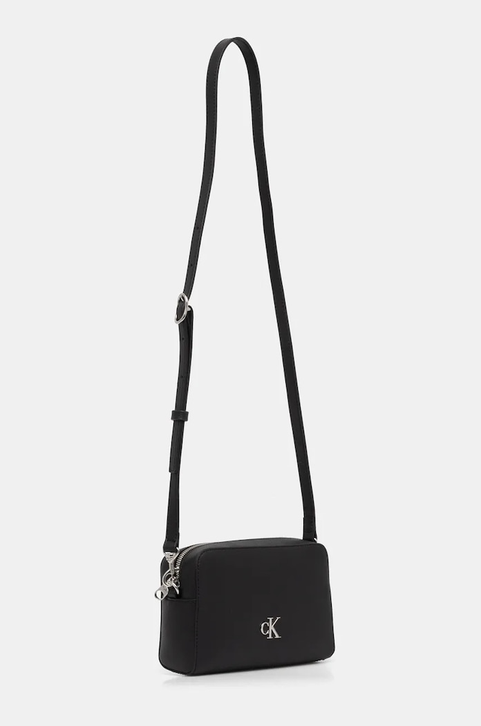 Calvin Klein Jeans geantă crossbody pentru femei cu imitație de piele LV04K3162G negru AW25