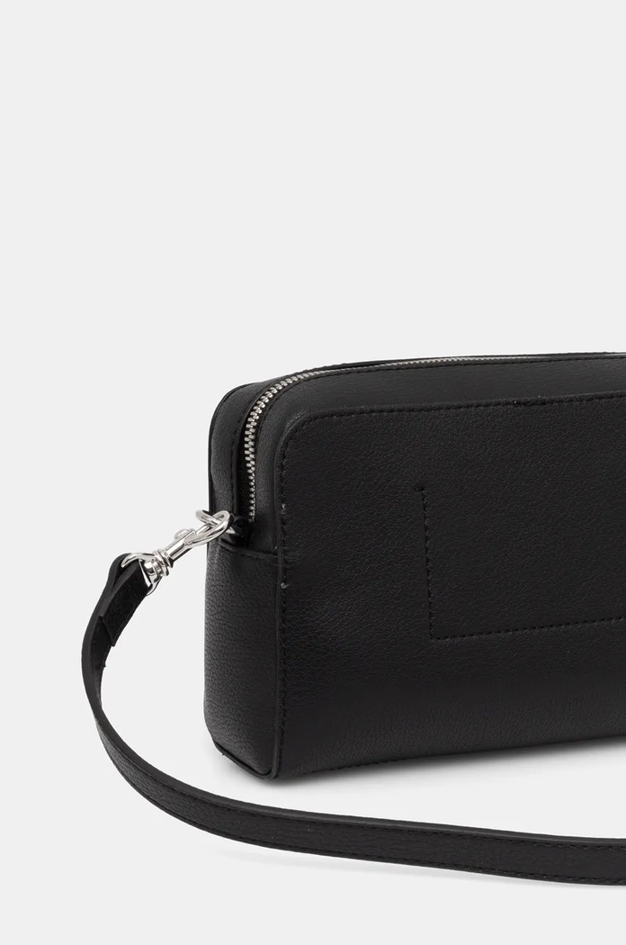 Accesorii Calvin Klein Jeans geantă crossbody pentru femei cu imitație de piele LV04K3162G negru