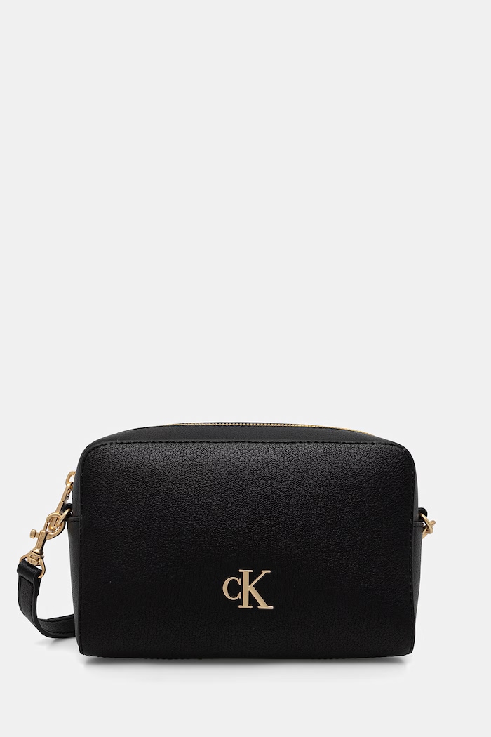 Calvin Klein Jeans torebka crossbody damska z imitacji skóry czarny LV04K3162G
