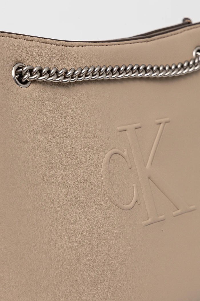 Τσάντα Calvin Klein Jeans μπεζ LV04K3163G