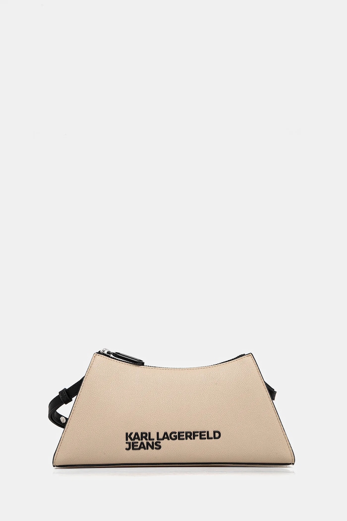 Karl Lagerfeld Jeans torebka nie mieści A4 beżowy A2W30143