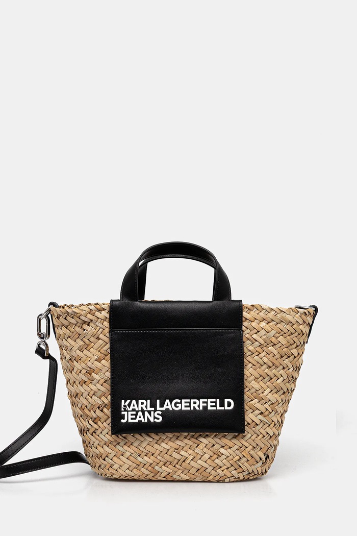 Karl Lagerfeld Jeans geantă uni bej A2W50011