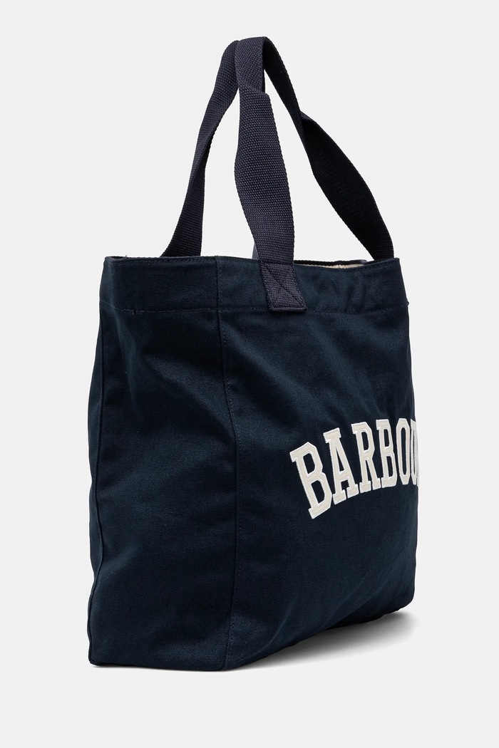 Barbour geanta de bumbac LBA0414 bleumarin SS26