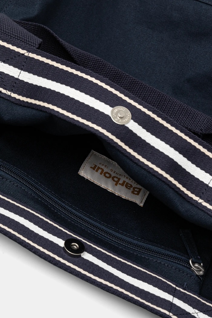Barbour geanta de bumbac bleumarin LBA0414