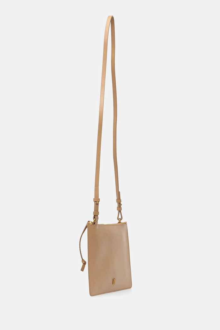 Kožená kabelka By Malene Birger AYA PURSE 103357 béžová SS25
