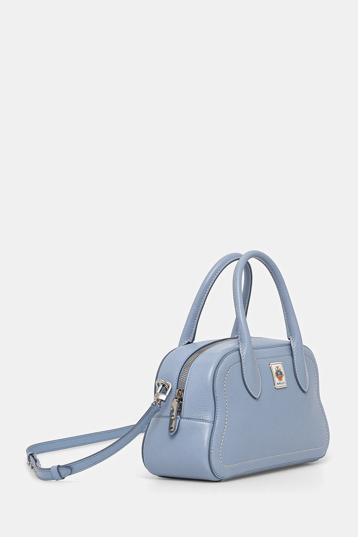 Bally poșetă de piele WAS02L albastru AW25