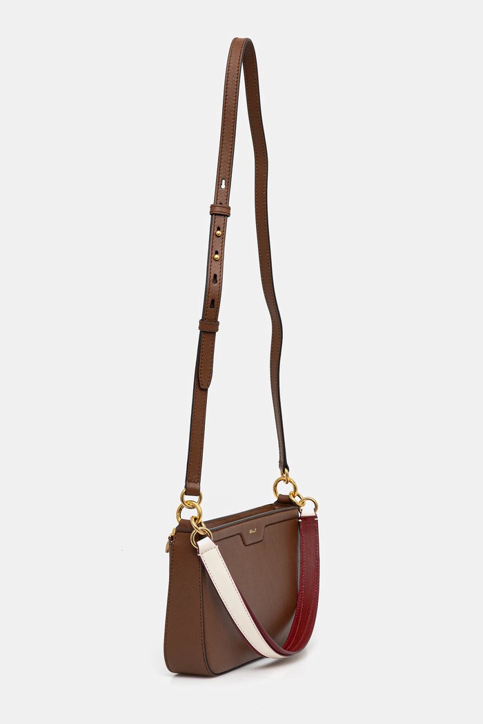 Bally geantă de piele WAM03V maro SS25