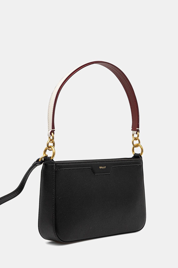Bally geantă de piele WAM03V negru SS25