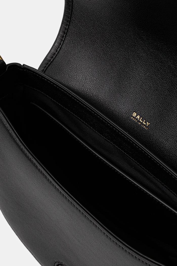 Bally geantă de piele negru WAM04A