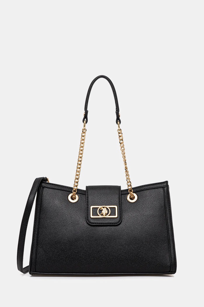 Kabelka U.S. Polo Assn. JONES CHIC imitácia kože čierna BIUJ86451WVP